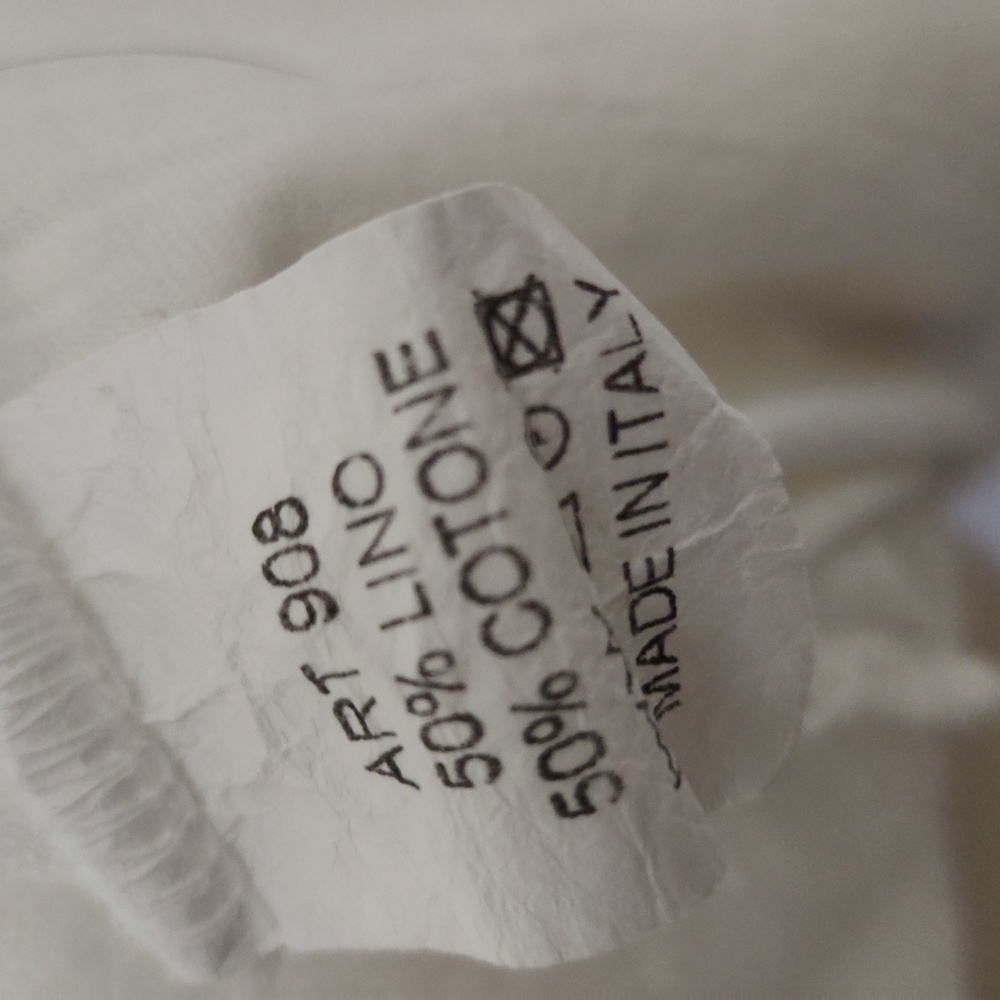 Meo Meli Lagenlook Linen Cotton Blend Resort wear Women's Top Size XL Italy - Picture 3 of 12